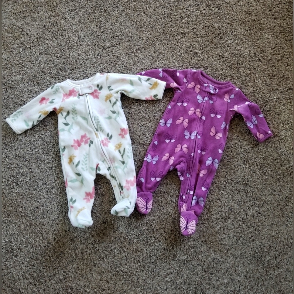 Newborn fleece sleeper